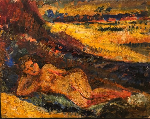 Henri MANGUIN - Pittura - Women laying down 