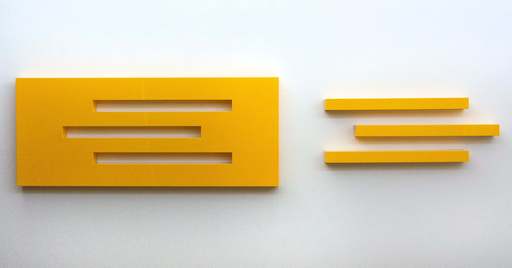 Lori COZEN-GELLER - Skulptur Volumen - Foundations, Yellow