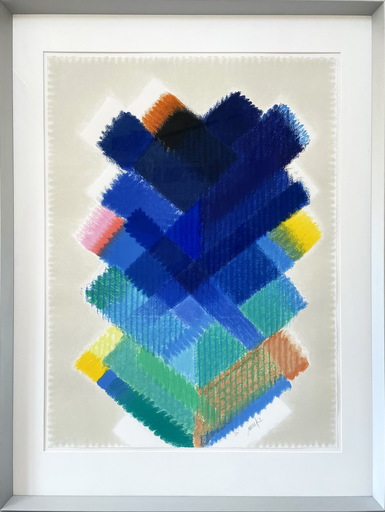 Heinz MACK - Print-Multiple - Blaue Kaskade