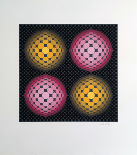 Victor VASARELY - Stampa-Multiplo - Metagalaxie
