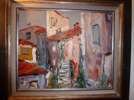 Jean SARDI - Painting - Vieille  ville