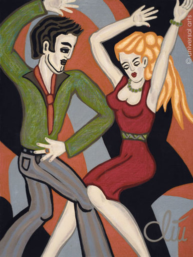 Jacqueline DITT - Painting - Dancing the Nightfever