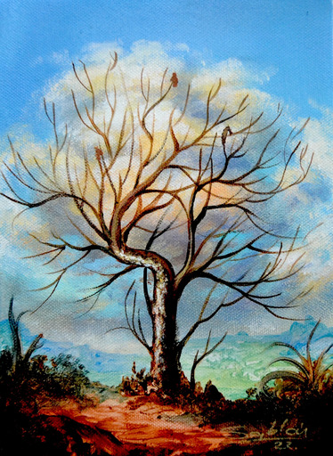 Carlos SABLÓN - 绘画 - L’arbre et la vie