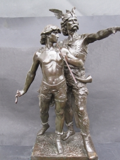Émile LAPORTE - Skulptur Volumen - Pro Patria.Départ en Guerre.
