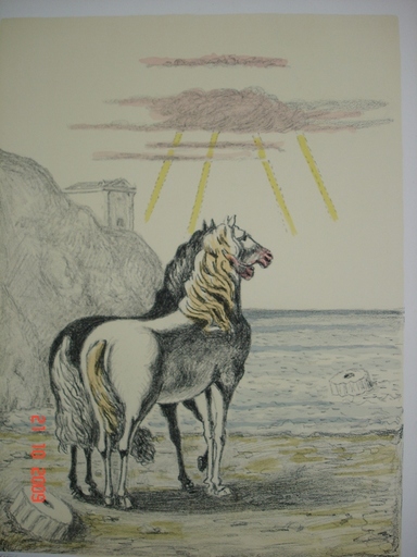 Giorgio DE CHIRICO - Print-Multiple - Cavalli antichi