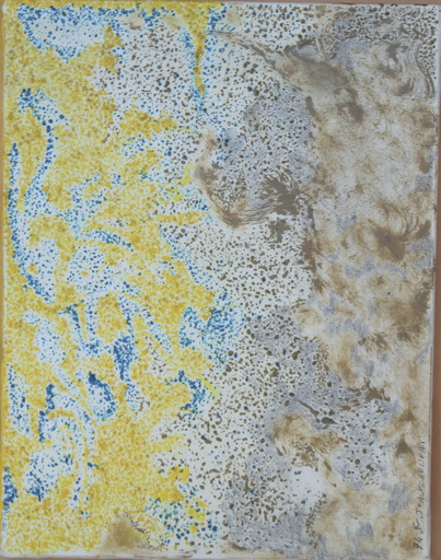 Jocelyne CROUPAT - Pintura - 074 - pollen,poussière,pollution