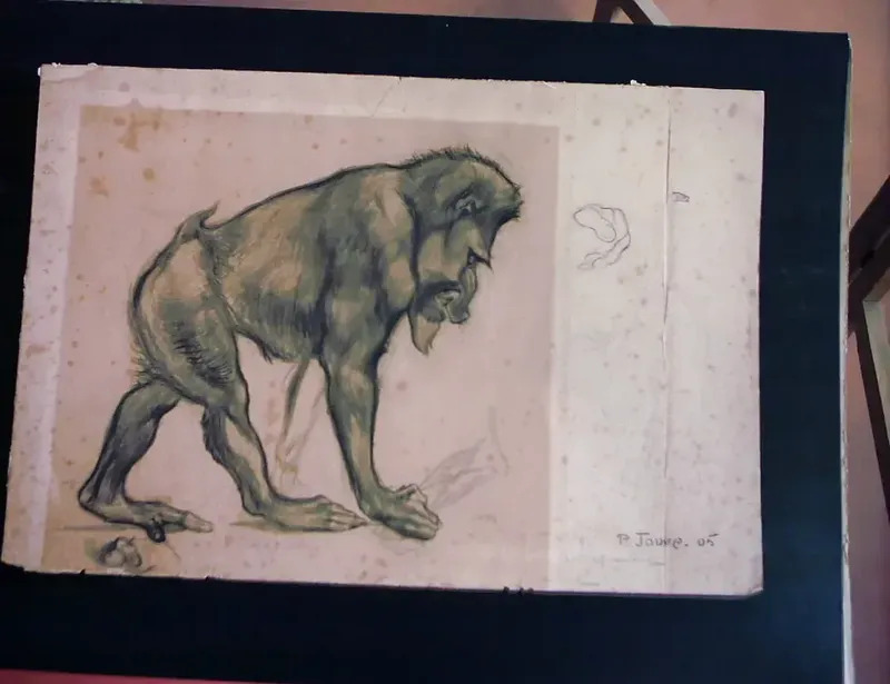 Etude De Babouin By Paul Jouve Buy Art Online Artprice