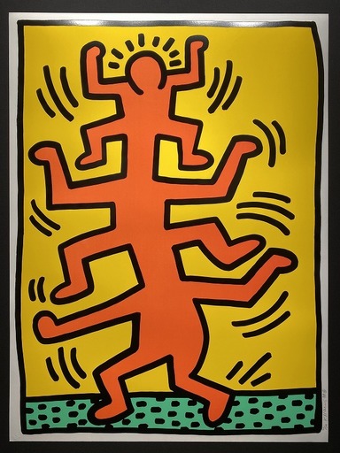 Keith HARING - Print-Multiple - Plate I, from Growing Suite  