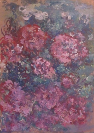Josiane ZARKA - Gemälde - Composition Florale 2