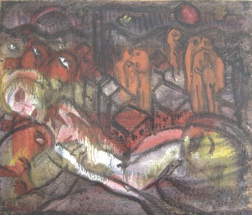 Armand BOUTEN - Gemälde - The lamentation
