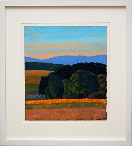Eckhart SCHÄDRICH - Gemälde - „Ohne Titel“ (Landschaft)