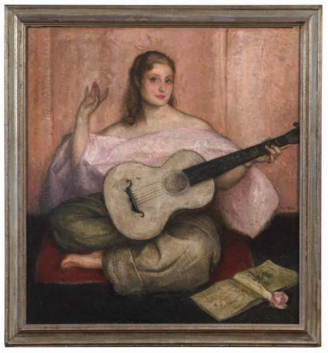 Gino F. PARIN - Peinture - Cantastorie (1935)