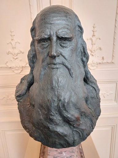 Stanislas LAMI - 雕塑 - Leonard de Vinci 
