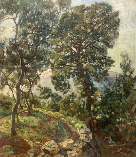 Michele OGRANOVITSCH - Painting - La quercia - Capri