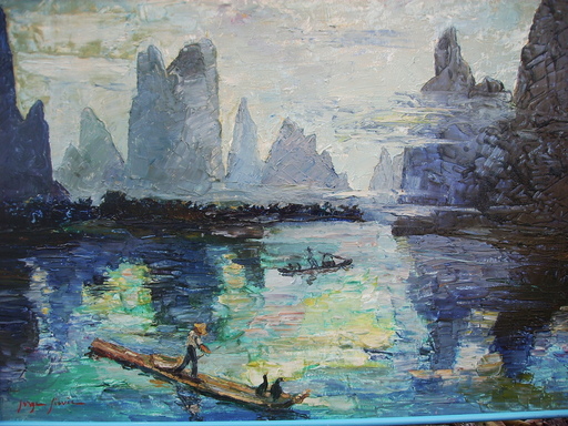 Serge SIEVIC - Painting - GUILIN