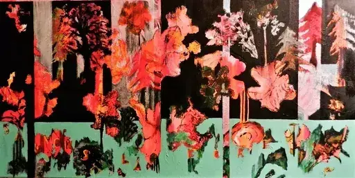 Brigitte MATHÉ - Painting - Forest rescue