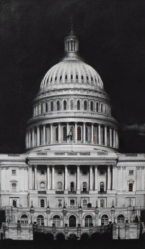 罗伯特•隆戈 - 版画 - Untitled (Capitol Detail)