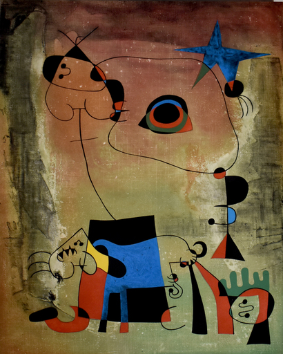Joan MIRO - Stampa-Multiplo - The Blue Dog | Le chien bleu
