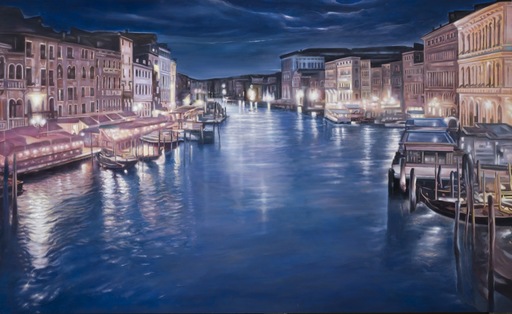 Gian Marco MONTESANO - 绘画 - Venezia Canal Grande