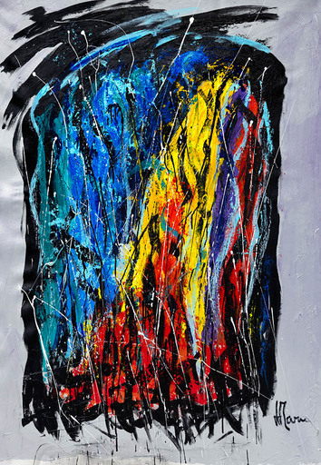 Jean-Jacques MARIE - Pittura - Abstraction lyrique série L047