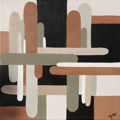 Brigitte THONHAUSER-MERK - Pintura - Petite Abstraction