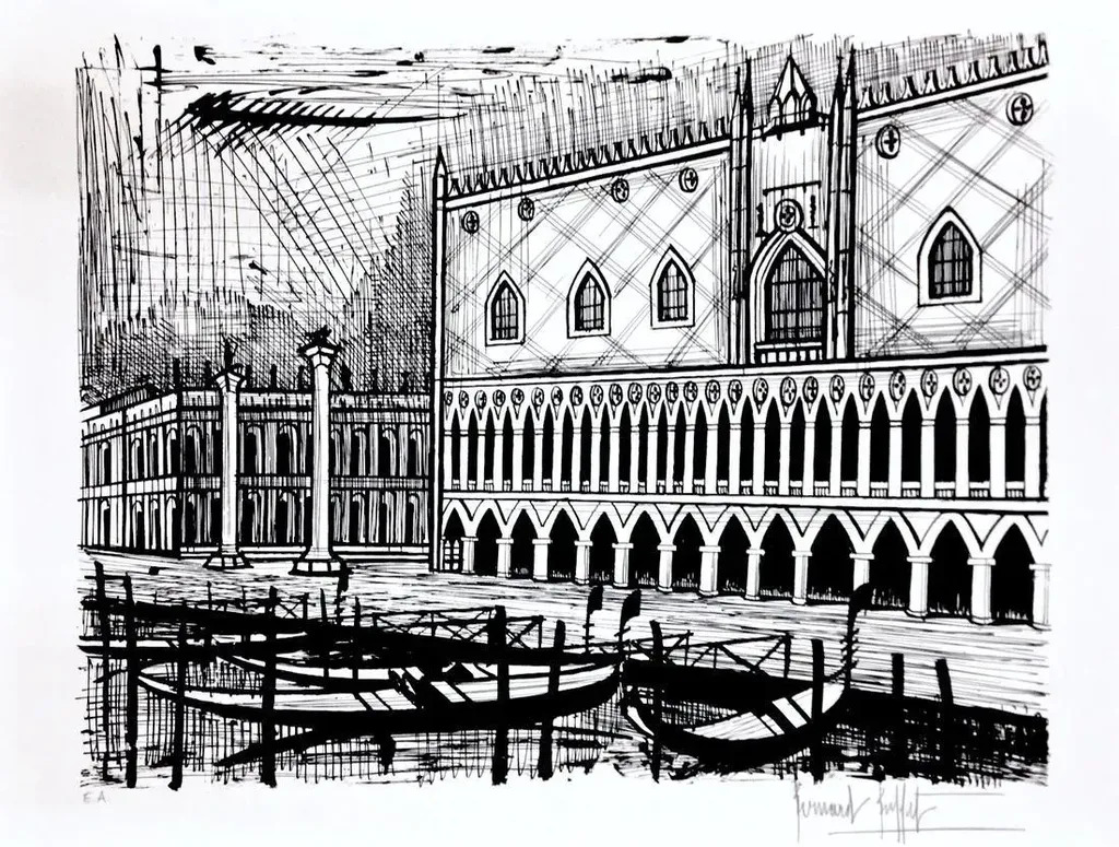 Le Palais des Doges by | Bernard BUFFET | buy art online | artprice