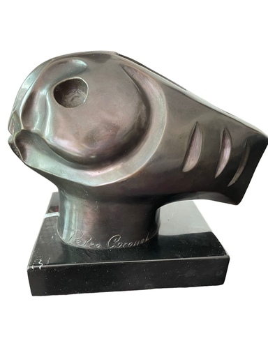 Pedro CORONEL - 雕塑 - Cabeza de pescado