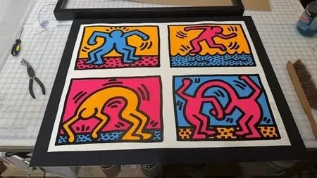 Pop Shop II Quad by | Keith HARING | buy art online | artprice