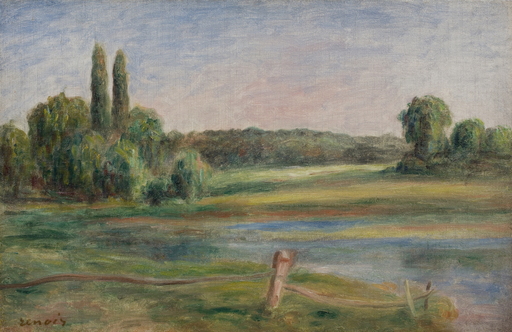 Pierre-Auguste RENOIR - Pintura - Paysage à la Barrière