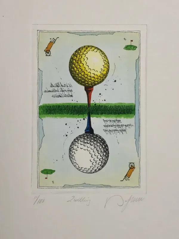 Sternzeichen Zwilling By Dieter Portugall Buy Art Online
