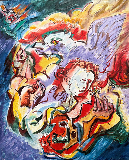 André MASSON - Painting - Le nid (suite Entrevisions)