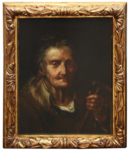 Giuseppe NOGARI - Painting - Portrait of old woman