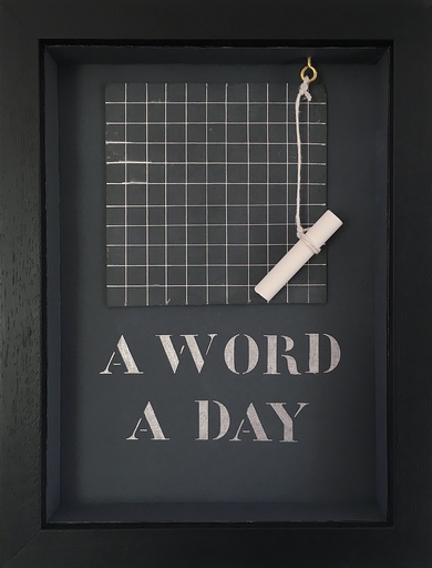 Sergio VANNI - Painting - a word a day