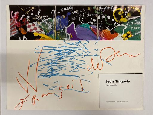 Jean TINGUELY - Peinture - Was mir gefällt