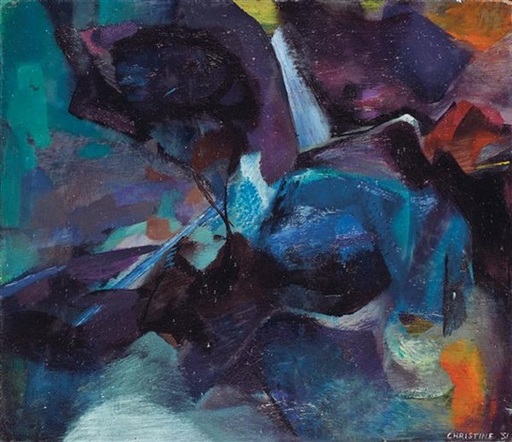 Christine BOUMEESTER - 绘画 - Composition, 1951
