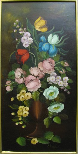 Vito Luis RUGGERI - Painting - Antique Floral