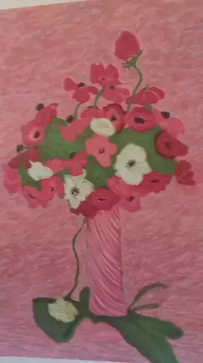 Myriam JAFE - 版画 - "Bouquet de fleurs"