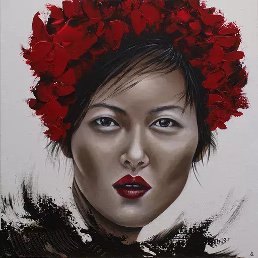 Estelle BARBET - Painting - "Liu"