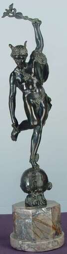Augustin Edme MOREAU-VAUTHIER - Skulptur Volumen - Hermes