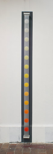 Yoshiyuki MIURA - Sculpture-Volume - 13 Chromatic Spheres from Yellow to Red