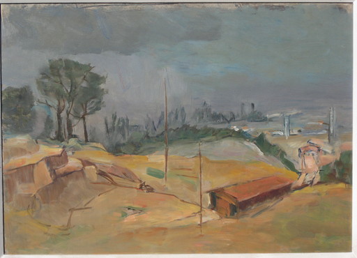 Paul BURCKHARDT - Painting - Landschaft