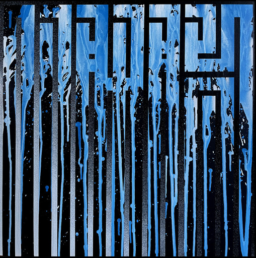 L'ATLAS - Gemälde - Blue Grinder