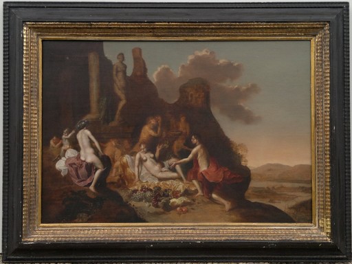 Cornelis VAN POELENBURGH - Peinture - Allegorische Szene
