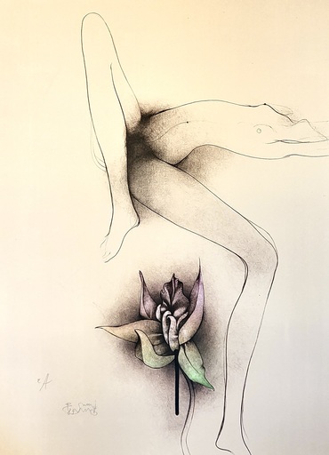 Bruno BRUNI - Print-Multiple - La fleur du bien