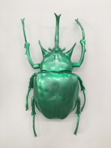 Stefano BOMBARDIERI - Skulptur Volumen - Coleoptera Green 