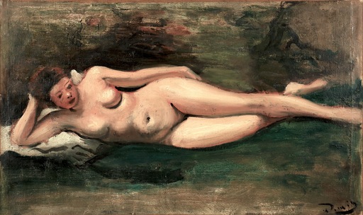 André DERAIN - Gemälde - Nu couché (1926-1928)