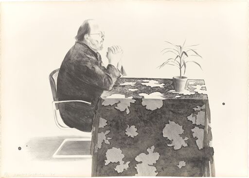 David HOCKNEY - Print-Multiple - Henry at table