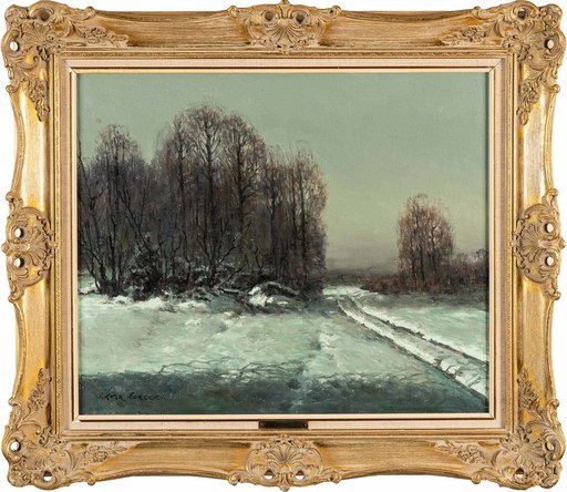 Wiktor KORECKI - 绘画 - Winter Forest