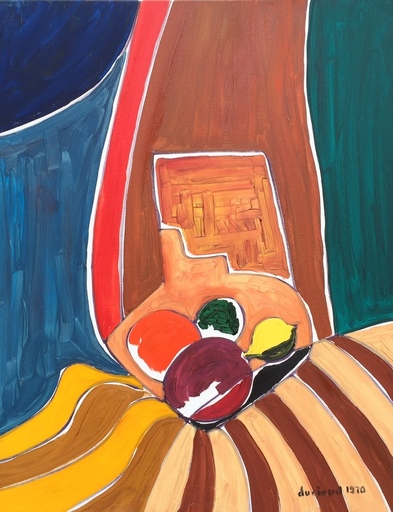 Christian DURIAUD - Painting - Four fruits