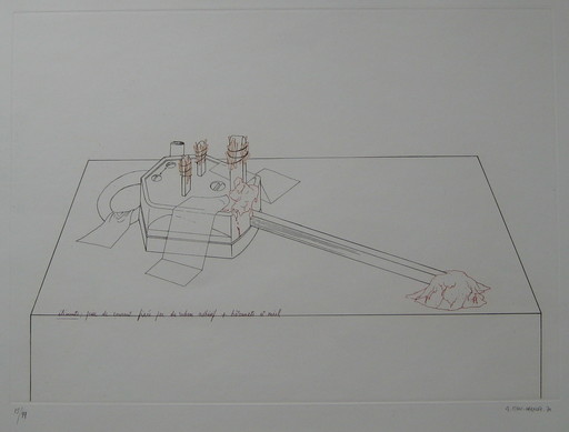 ジェラール・ティトゥス - 版画 - GRAVURE 1970 SIGNÉE AU CRAYON NUM/99 HANDSIGNED NUMB ETCHING